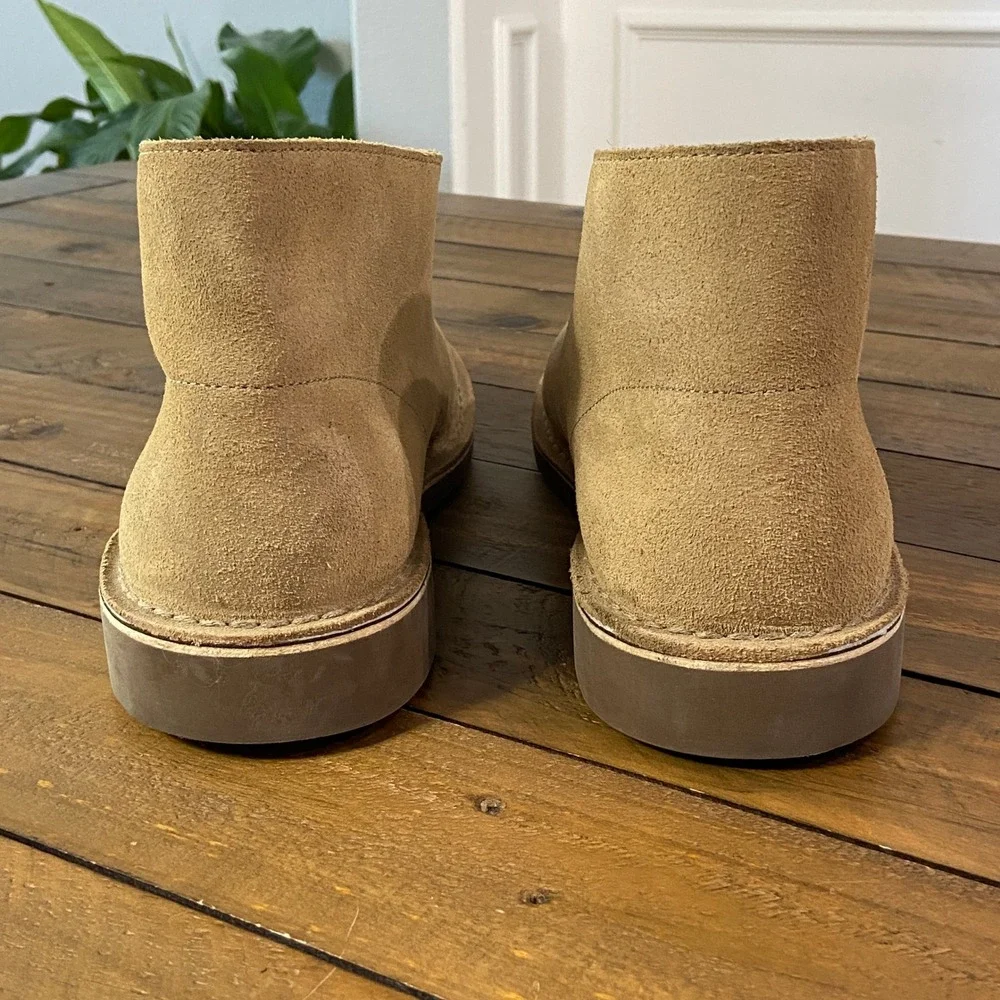 Clarks Bushacre 2 Taupe Suede Chukka Boots Mens 11.5 W 26141154